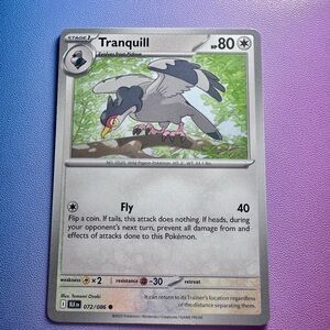 tranquill - 072/086 (common) — pokemon: black bolt